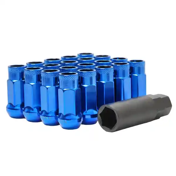 Wheel Mate Muteki SR48 Open End Lug Nuts - Blue 12x1.25 48mm