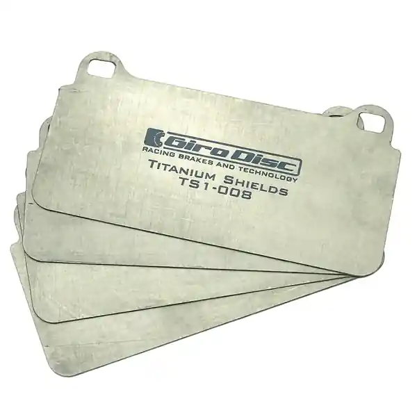 GiroDisc Porsche 911 Carrera (991.2) w/PCCB Rear Titanium Pad Shields