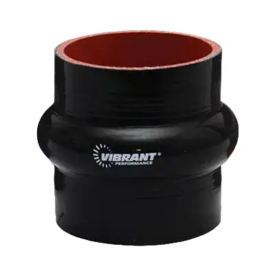 Vibrant 4 Ply Hump Hose - 1.75in I.D. x 3in Long - Black
