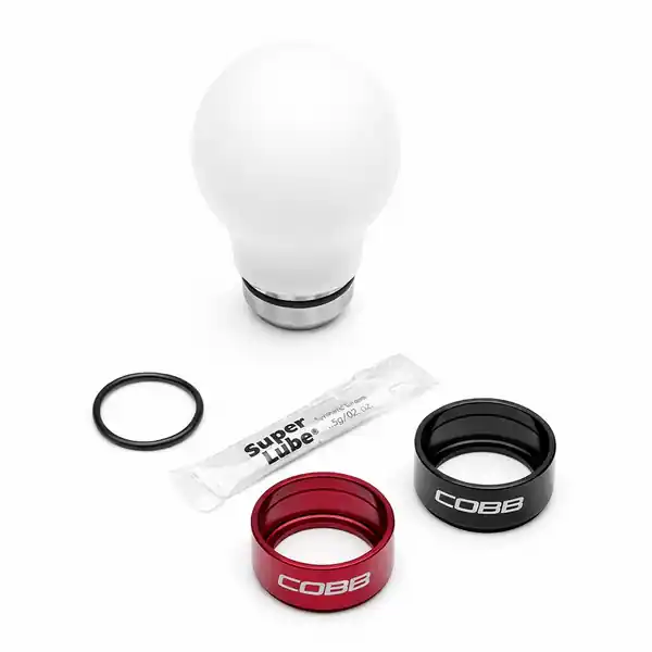 Cobb 2022+ Honda Civic Type R 6-Speed Short Weighted Cobb Knob - White