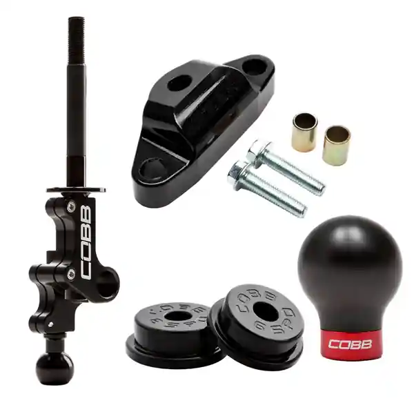 Cobb Subaru STi 6MT Stage 1+ Drivetrain Package Black & Red Knob