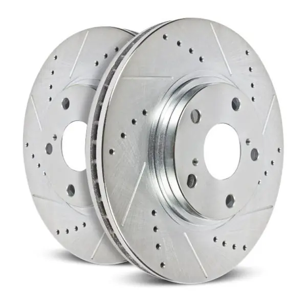 Power Stop 13-22 Ford F-350 Super Duty Rear Drilled & Slotted Rotor - Pair