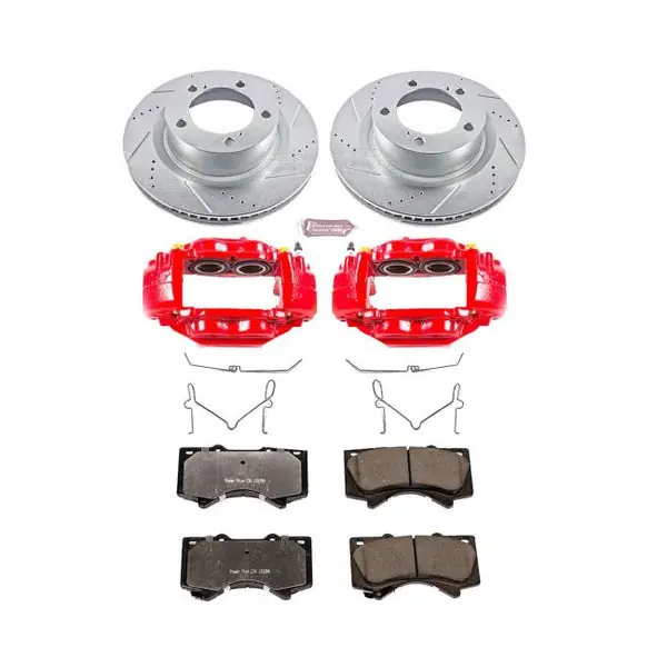 Power Stop 07-15 Toyota Tundra Front Z36 Truck & Tow Kit w/Cals