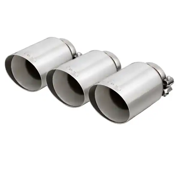 Remus 2018 Honda Civic Type-R FK8 2.0T 102mm Straight Chrome Tail Pipe Set (Triple Tip)
