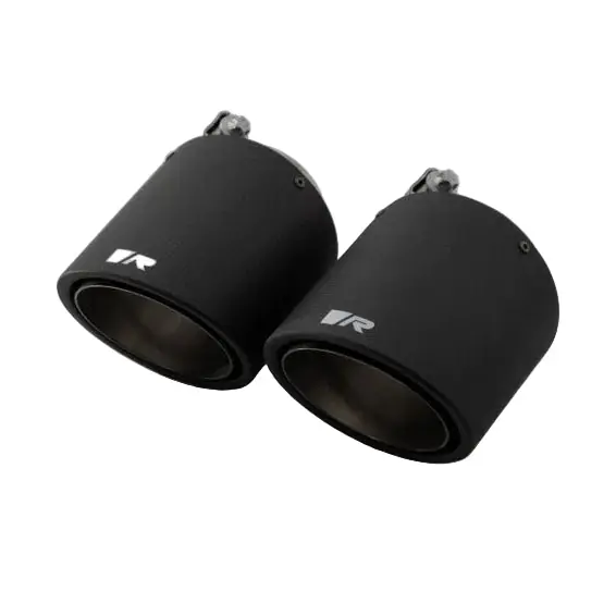 Remus Carbon 102mm Short Style Angled w/Titanium Internals Tail Pipe Set (Pair)