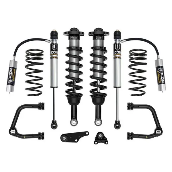 ICON 2024+ Toyota Tacoma 1.25in-3in Stage 3 Suspension System Tubular w/ Triple Rate Spring