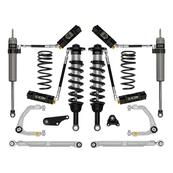 ICON 2024+ Toyota Tacoma 1.25in-3in Stage 8 Suspension System Billet w/ Triple Rate Spring