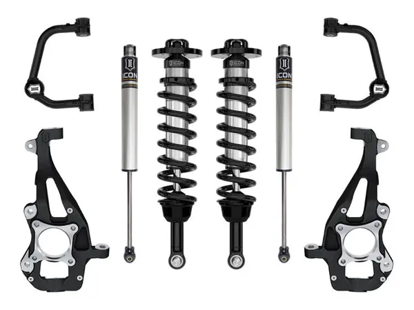 ICON 21-23 Ford F150 4WD 3.5-4.5in Stage 1 Suspension System With Tubular Upper Control Arms