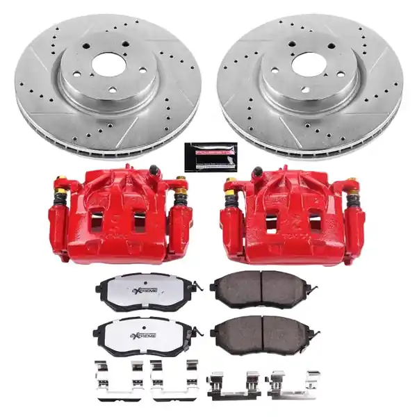 Power Stop 15-20 Subaru WRX Front Z26 Street Kit w/Cals