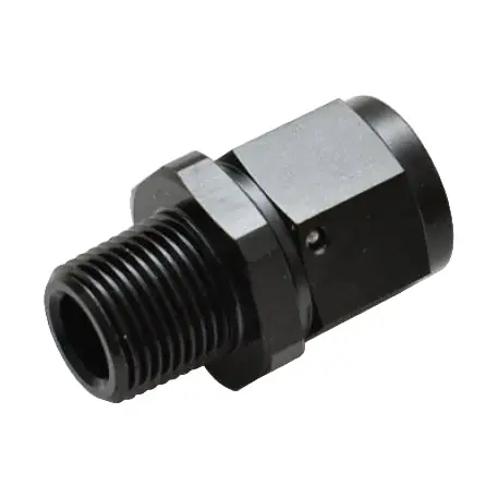 Vibrant -10AN to 1/2in NPT Female Swivel Straight Adapter Fitting