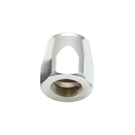 Vibrant -6AN Hose End Socket - Silver