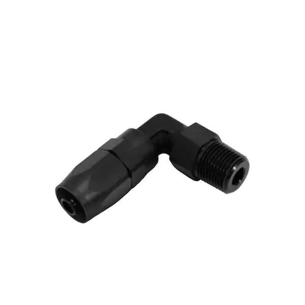 Vibrant Male NPT 90 Degree Hose End Fitting -12AN - 3/4 NPT