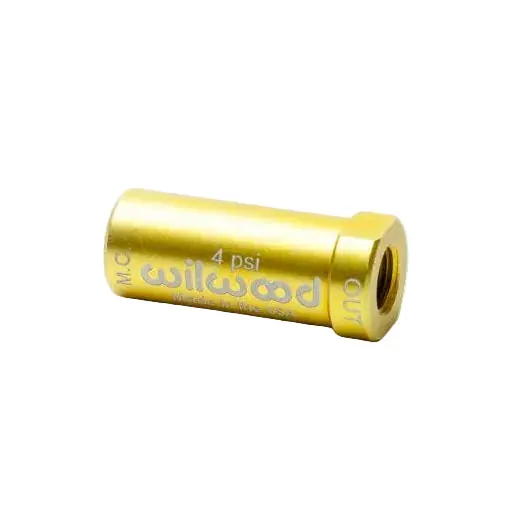 Wilwood Residual Pressure Valve - New Style 4 PSI / Gold