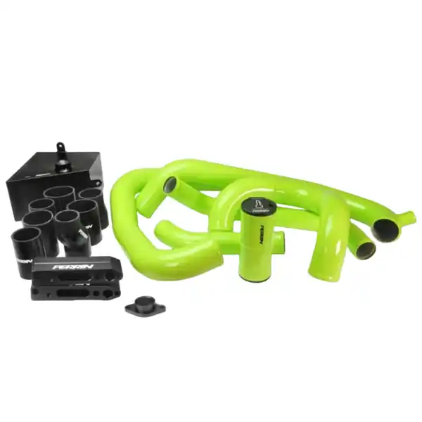 PERRIN 15-21 Subaru WRX Front Mount Intercooler Boost Tube Kit - Neon Yellow