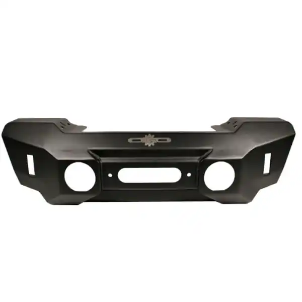 Rock Slider Jeep Wrangler JL & Gladiator JT Appalachian Steel Mid Stubby Bumper w/ Winch Plate