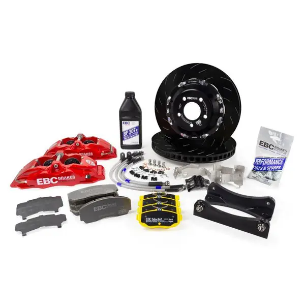 EBC Racing 12-21 Subaru BRZ/Toyota GT86 Red Apollo-4 Calipers 330mm Rotors Front Big Brake Kit