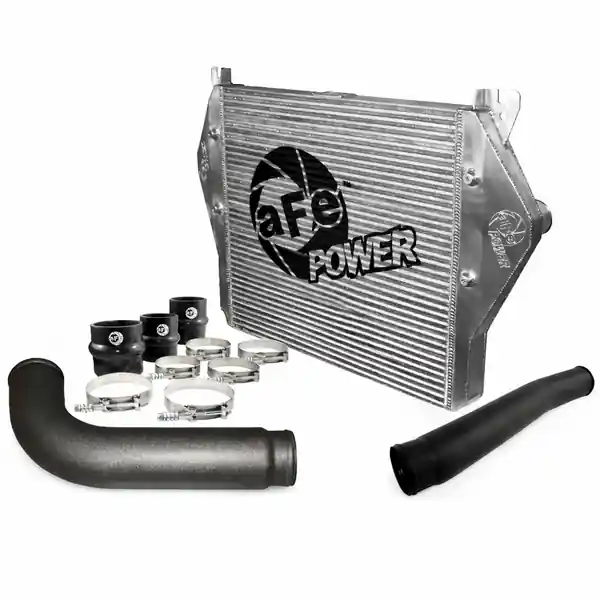 aFe Bladerunner Intercoolers 3in Black Tube Hot Side w/ Couplings & Clamps 14-15 Ram 1500 V6-3.0L