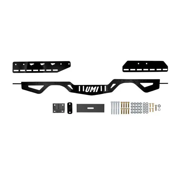 UMI Performance 78-88 GM G-Body Modular Adjustable Transmission Crossmember - Black