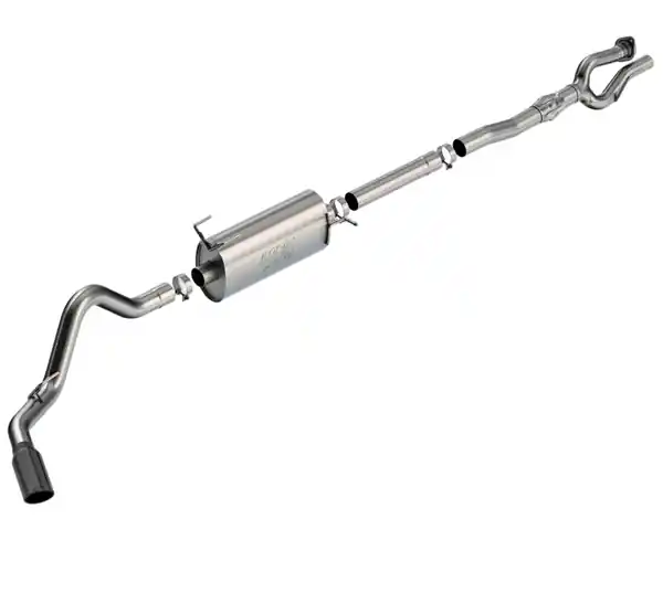 Borla 20-25 Ford F250/F350 Super Duty 7.3L V8 4dr 2.75in-3in ATAK Cat-Back Exhaust - Blk Chrome