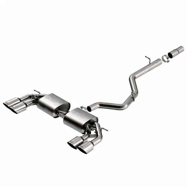 Borla 22-25 Volkswagen Golf R S-type Cat-Back Exhaust - Dual 4.5in Stainless Tips