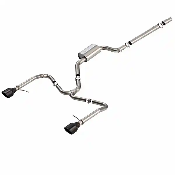 Borla 22-25 Volkswagen Jetta GLI S-type Cat-Back Exhaust w/ 5in Black Chrome Tips