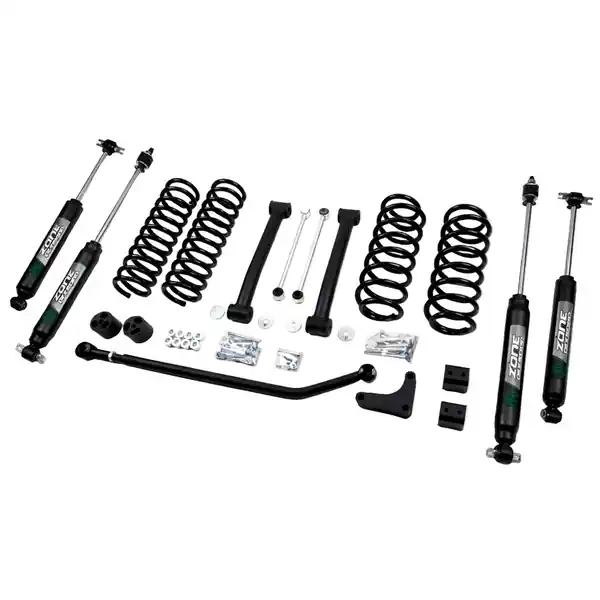 Zone Offroad 99-04 Jeep WJ 4in Suspension System