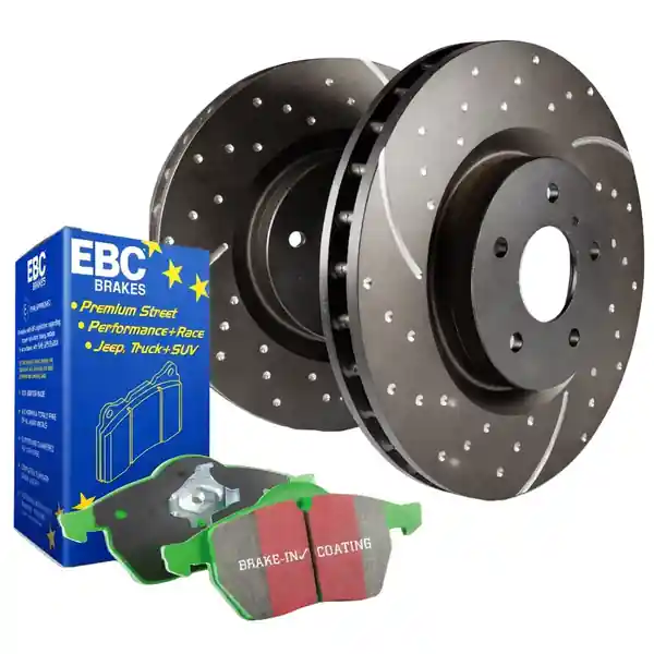 EBC Greenstuff Brake Pad and GD Sport Rotor Kit – Front 1993-1995 Mazda RX-7