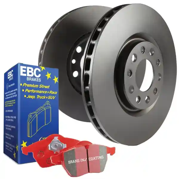 EBC Redstuff Brake Pad and RK Rotor Kit – Rear 2007-2010 BMW X5 3.0si / xDrive30i)