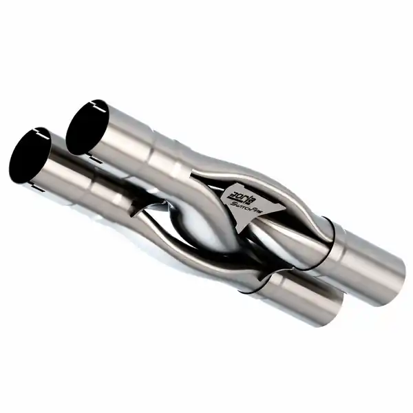 Borla Universal Hydroformed Switchfire X-Pipe 3in ID 3in OD Outlets W/ Notches