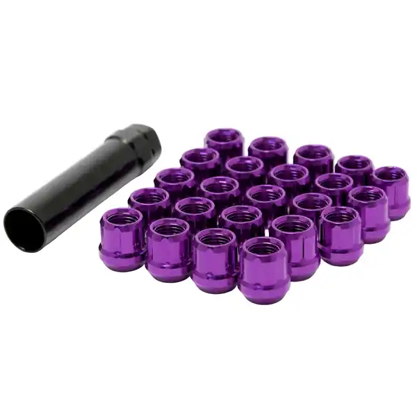 Wheel Mate Muteki Open End Lug Nuts - Purple 12x1.25