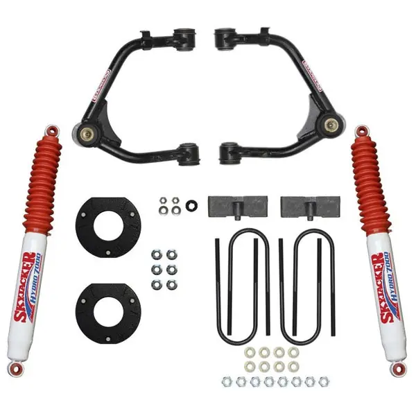 Skyjacker 2025 Chevrolet Silverado1500 3.5 in. Suspension Lift Kit With Hydro 7000 Shocks