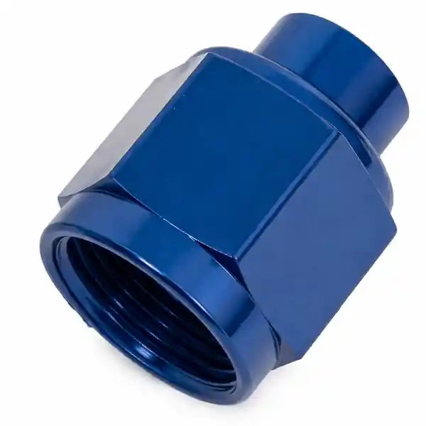 Fragola -8AN Aluminum Flare Cap - Blue