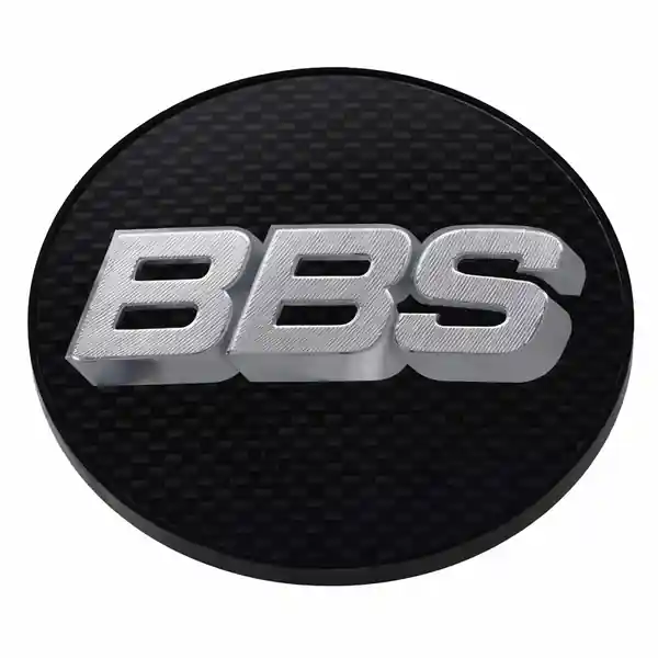 BBS Center Cap 56mm Carbon/Silver
