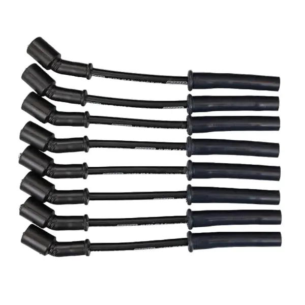 Moroso GM GenV LT1/LT4 5.3L/6.2L/6.6L Ultra 40 8.5mm Multi-Angle Boot Spark Plug Wire Set - Black