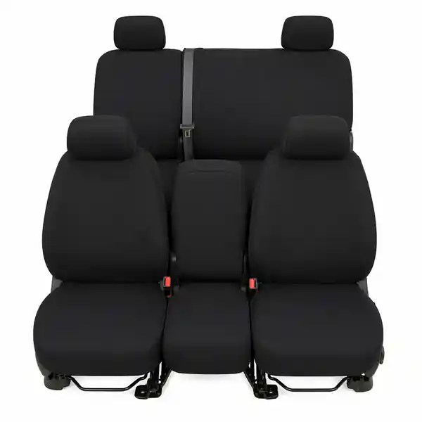 Covercraft 19-24 Chevrolet Silverado Carhartt Super Dux SeatSaverFront Row Seat Covers - Blk