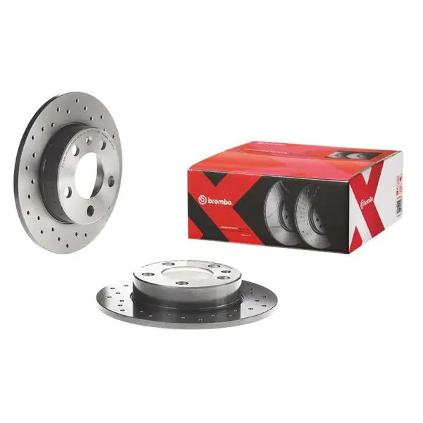Brembo 07-11 Camry/17-18 Corolla iM/06-18 RAV4 Front Premium Xtra Cross Drilled UV Coated Rotor