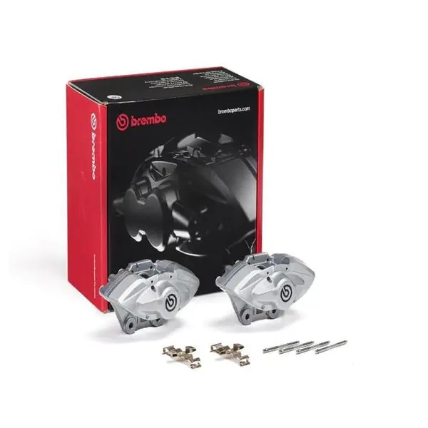 Brembo OE 16-21 BMW M2/17-18 M3/17-20 M4/14-16 M235i Hydraulic Rear X-Style Brake Calipers - Silver