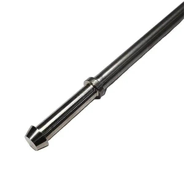 Ticon Industries 12in Length x 1/2in Titanium Billet Exhaust Hanger Rod - Mushroom End