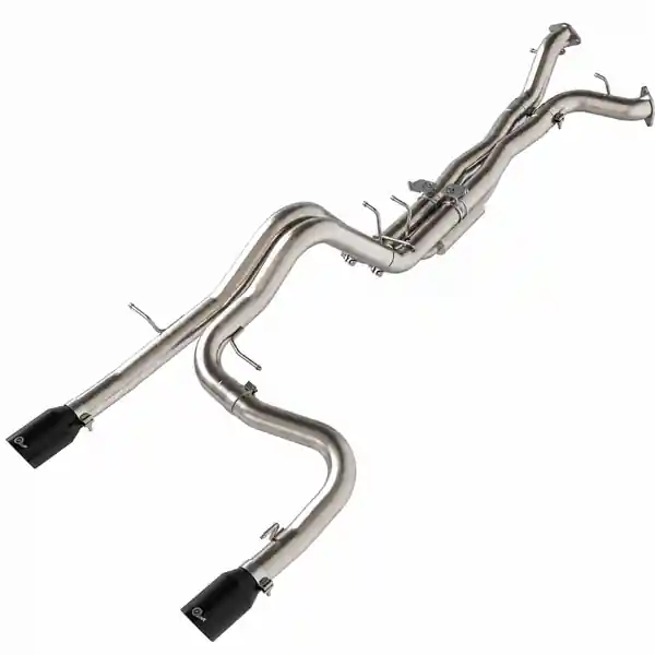 aFe 22-26 Ford Bronco V6 3.0L (tt) Vulcan Series 3in 304SS Cat-Back Exhaust System w/ Black Tips