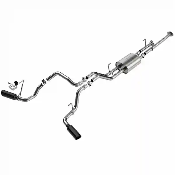 Borla 09-21 Toyota Tundra 5.7L ATAK Cat-Back Exhaust - 4in Black Chrome Tips