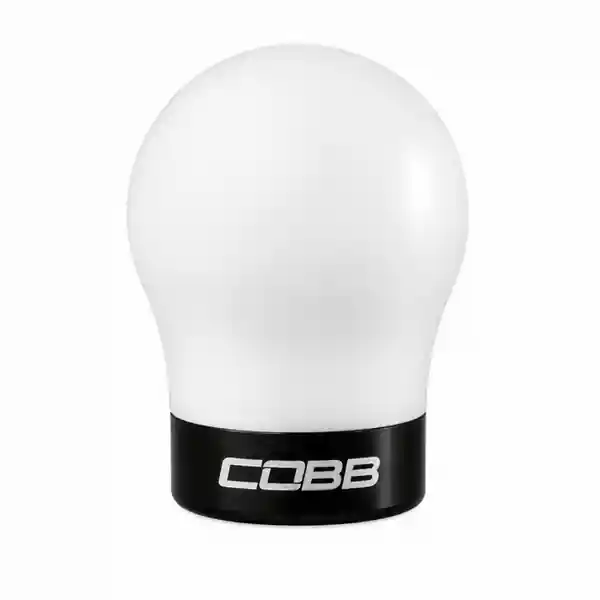 Cobb Ford 13-14 Focus ST/14-15 Fiesta ST White Shift Knob - Black Base