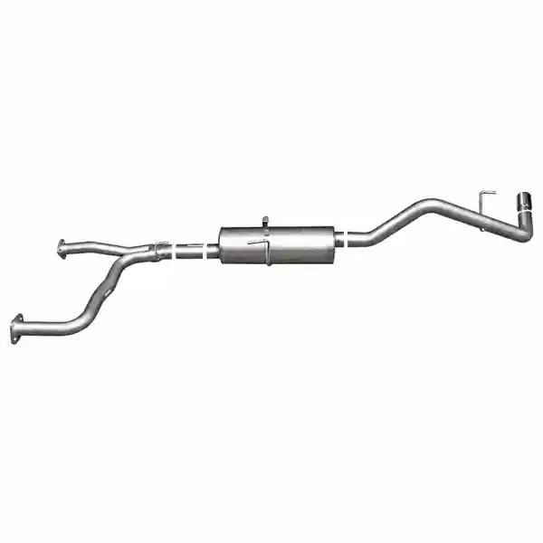 Gibson 12211 Cat Back Single Exhaust 2005 to 2010 Nissan Frontier LE 4.0L 3in Aluminized