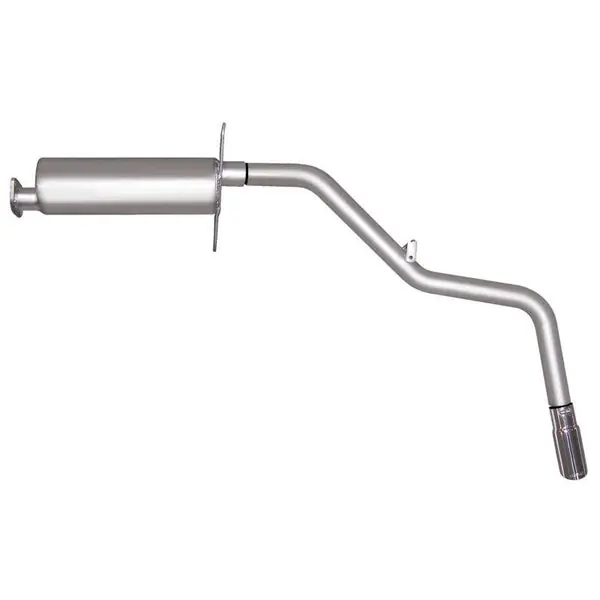 Gibson 612201 Cat Back Single Exhaust 1998 to 2000 Nissan Frontier 2.4L 2.5in 409 Stainless