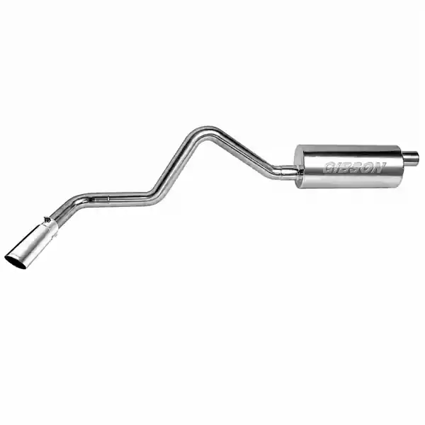 Gibson 619675 Cat-Back Single Exhaust — 1987-1996 Ford Bronco 5.0L / 5.8L V8 — 3in 409 Stainless