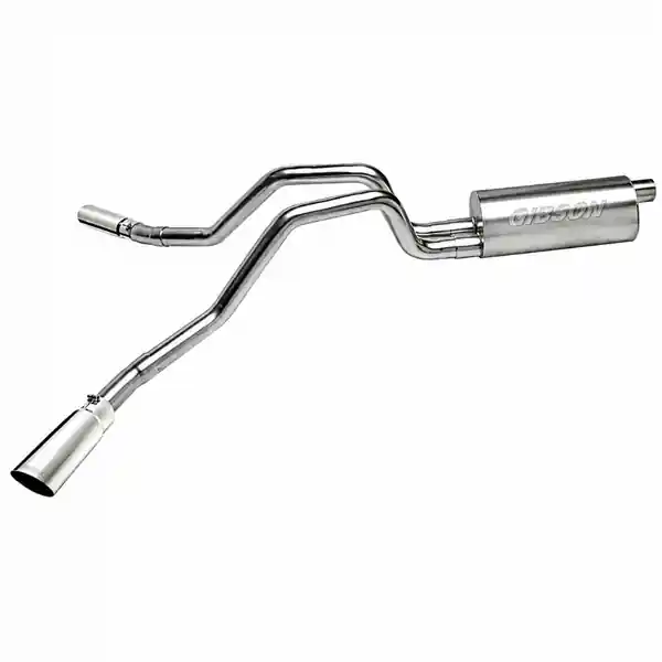 Gibson 65402 Dual Extreme Cat-Back Exhaust – 2007-2010 Cadillac Escalade / GMC Yukon Denali 6.2L – 5-Inch Polished Tips