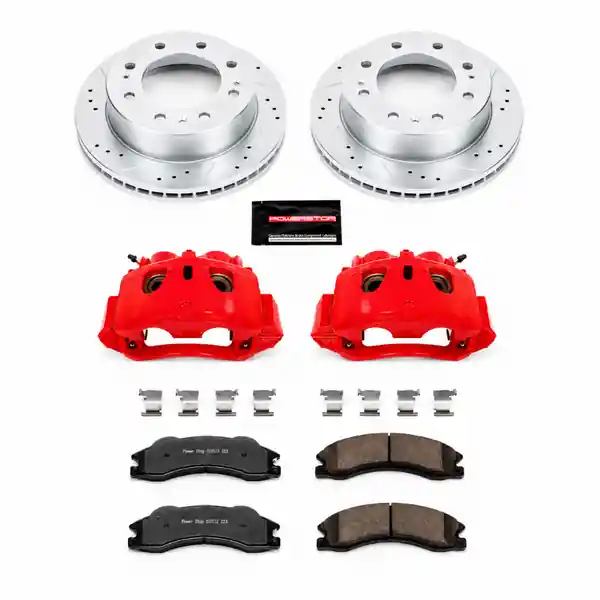 Power Stop 2011 Chevrolet Silverado 2500 HD Front Z36 Truck & Tow Kit w/Cals