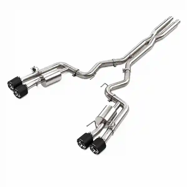 AWE Tuning 3015-43020 Touring Edition Cat-Back Exhaust 2008-2016 Audi B8 B8.5 A4 Quattro 2.0T Quad Diamond Black Tips 50-State Legal