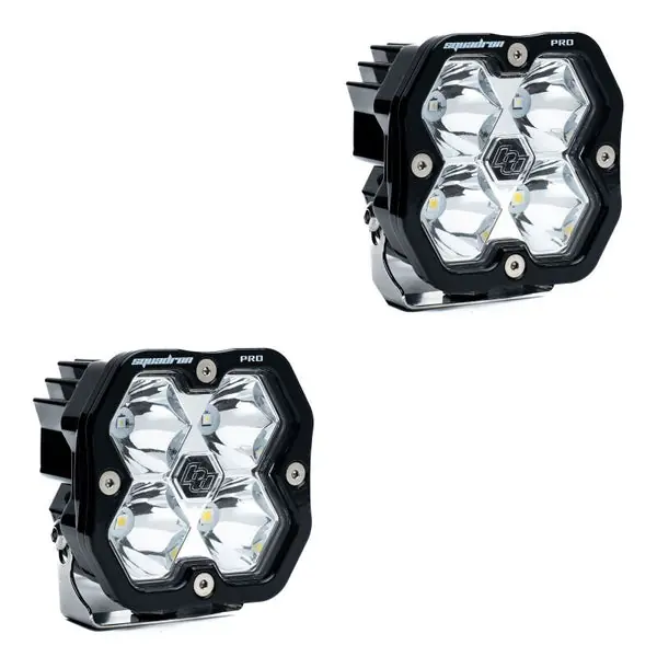 Baja Designs Squadron 2.0 Pro Black LED Light Pod Pair