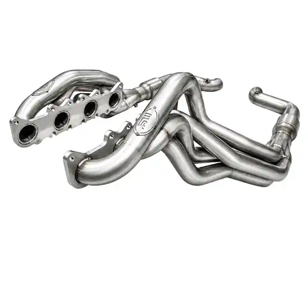 Stainless Works M24H3CATLG 2015-2026 Ford Mustang GT 5.0L Coyote V8 Long Tube Headers High Flow Cats 1-7/8in Aftermarket Connect