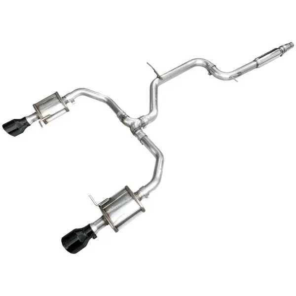 AWE Tuning 3015-33275 Touring Edition Cat-Back Exhaust 2022-2025 Volkswagen Jetta GLI MK7.5 Diamond Black Tips
